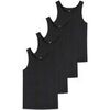 Maillots de corps Uncover By Schiesser Homme Maillot de corps Paquet de 4 Noir