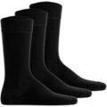 Chaussettes Hudson unisexe Chaussettes Paquet de 3 SIMPLY� 3-PACK Noir