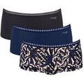 Slips Sloggi Femme Culotte Paquet de 3 GO Crush Short C3P Bleu