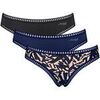 Slips Sloggi Femme Slip Paquet de 3 GO Crush Mini C3P Bleu