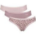Slips Sloggi Femme Slip Paquet de 3 GO Crush Mini C3P Rose Grenoble