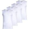 Maillots de corps Ragman Homme Maillot de corps Paquet de 4 Blanc