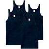 Maillots de corps Schiesser Homme Maillot de corps Paquet de 4 ESSENTIALS Bleu