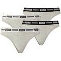 Culottes & autres bas
sur Grenoble : Strings Puma Femme String Paquet de 4 Gris