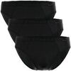 Slips Ammann Homme Slip Paquet de 3 Cotton More Mini Slip 3P Noir
