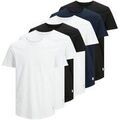T-shirt Jack & Jones Homme T-shirt Paquet de 6 JJENOA TEE 6PK Grenoble