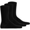Chaussettes Hudson unisexe Chaussettes Paquet de 3 EASY� 3-PACK Noir