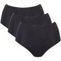 Slips Sloggi Femme Slip Paquet de 3 GO Daily Cotton Highwaist 3P Noir