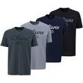 T-shirt S.Oliver Homme T-shirt Paquet de 4 Logo T-Shirt Grenoble