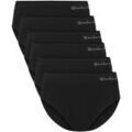 Culottes & autres bas
sur Grenoble : Slips Bamboo Basics Femme Slip Paquet de 6 BELLE Noir