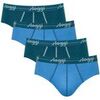 Slips Sloggi Homme Slip Paquet de 4 Start midi C4P box Bleu