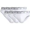 Slips Cristiano Ronaldo CR7 Homme Slip Paquet de 6 Basic, Slip, 6-pack Blanc