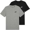 T-shirt Puma Homme T-shirt Paquet de 2 ESS Small No. 1 Logo Tee