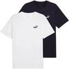 T-shirt Puma Homme T-shirt Paquet de 2 ESS Small No. 1 Logo Tee