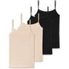 Maillots de corps Schiesser Femme Maillot de corps Paquet de 4 Multicolore