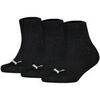 Chaussettes Puma unisexe Chaussettes Paquet de 3 Plain Quarter 3P
