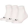 Chaussettes Puma unisexe Chaussettes Paquet de 3 Plain Quarter 3P