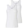 Maillots de corps Schiesser Femme Maillot de corps Paquet de 2 Blanc