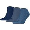 Chaussettes Puma unisexe Chaussettes Paquet de 3 Sneaker Plain 3P