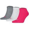 Chaussettes Puma unisexe Chaussettes Paquet de 3 Sneaker Plain 3P