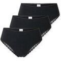 Culottes & autres bas
sur Grenoble : Slips Schiesser Femme Slip Paquet de 3 Noir