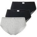 Slips Schiesser Femme Slip Paquet de 3 Gris Grenoble