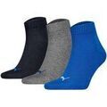 Chaussettes sur Grenoble : Chaussettes Puma unisexe Chaussettes Paquet de 3 Quarter Plain 3P