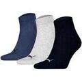 Chaussettes sur Grenoble : Chaussettes Puma unisexe Chaussettes Paquet de 3 Quarter Plain 3P