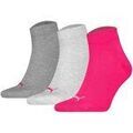 Chaussettes sur Grenoble : Chaussettes Puma unisexe Chaussettes Paquet de 3 Quarter Plain 3P