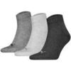 Chaussettes Puma unisexe Chaussettes Paquet de 3 Quarter Plain 3P