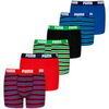 Cale&ccedil;ons Puma Gar&ccedil;on Cale&ccedil;on Paquet de 6 Everyday Striped Boxers ECOM 6P Multicolore
