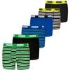 Cale&ccedil;ons Puma Gar&ccedil;on Cale&ccedil;on Paquet de 6 Everyday Striped Boxers ECOM 6P Multicolore