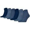 Chaussettes Puma unisexe Chaussettes Paquet de 6 Quarter Plain ECOM 6P