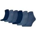 Chaussettes sur Grenoble : Chaussettes Puma unisexe Chaussettes Paquet de 6 Quarter Plain ECOM 6P