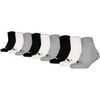 Chaussettes Puma unisexe Chaussettes Paquet de 9 Plain Quarter ECOM 9P