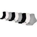 Chaussettes sur Grenoble : Chaussettes Puma unisexe Chaussettes Paquet de 9 Plain Quarter ECOM 9P