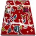 D&eacute;coration sur Grenoble : Tapis Rugsx Tapis KIDS For&ecirc;t rose C427 200x280 cm Rouge 200x280 cm. . Maison & D&eacute;co > Tapis.