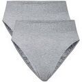 Culottes & autres bas
sur Grenoble : Slips Calida Femme Slip Paquet de 2 Elastic High Waist Gris