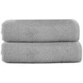 Accessoires sur Grenoble : Serviettes et gants de toilette Guy Levasseur Lot 2 serviettes de bain 70x140 coton &eacute;ponge Gris 70x140 cm. . Maison > Serviettes et gants de toilette.