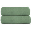 Serviettes et gants de toilette Guy Levasseur Lot 2 serviettes de bain 70x140 coton &eacute;ponge Vert 70x140 cm. . Maison > Serviettes et gants de toilette.