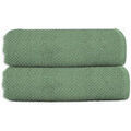 Accessoires sur Grenoble : Serviettes et gants de toilette Guy Levasseur Lot 2 serviettes de bain 70x140 coton &eacute;ponge Vert 70x140 cm. . Maison > Serviettes et gants de toilette.