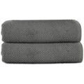Accessoires sur Grenoble : Serviettes et gants de toilette Guy Levasseur Lot 2 serviettes de bain 70x140 coton &eacute;ponge Noir 70x140 cm. . Maison > Serviettes et gants de toilette.