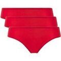 Culottes & autres bas
sur Grenoble : Slips Chantelle Femme Slip Paquet de 3 SOFTSTRETCH Rouge