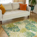 D&eacute;coration sur Grenoble : Tapis Future Home Tapis d&eacute;co int&eacute;rieur et ext&eacute;rieur tropical Vert 120x170 cm. . Maison & D&eacute;co > Tapis.
