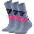 Chaussettes sur Grenoble : Chaussettes Burlington Femme Chaussettes Paquet de 3 Queen