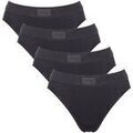 Slips Sloggi Femme Slip Paquet de 4 Double Comfort Tai 4P Noir