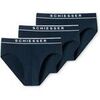 Slips Schiesser Homme Slip Paquet de 3 3PACK Rio-Slip "95/5" Bleu