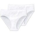 Culottes & autres bas
sur Grenoble : Slips Schiesser Femme Slip Paquet de 2 Cotton Essentials Blanc