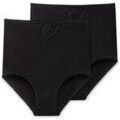 Culottes & autres bas
sur Grenoble : Slips Schiesser Femme Slip Paquet de 2 Cotton Essentials Noir