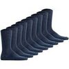 Chaussettes Hudson unisexe Chaussettes Paquet de 9 SIMPLY� 3-PACK Bleu